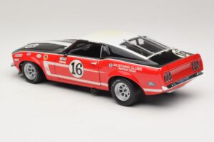 Ford Mustang Boss 302 #16 Bud Moore Engineering G. Follmer Trans-Am 1969 OEM 1:18 FORD006 Diecast — photo 7 of 8
