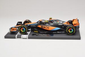 McLaren MCL60 #4 L. Norris 2nd Place Hungarian GP 2023 Minichamps 1:18 537233004 Resin — photo 3 of 7