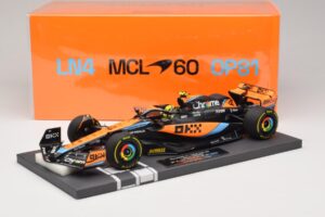 McLaren MCL60 #4 L. Norris 2nd Place Hungarian GP 2023 Minichamps 1:18 537233004 Resin — photo 7 of 7