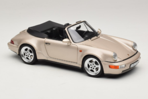 Porsche 911 964 Turbo Look Cabriolet Zermatt Silver Norev 1:18 187140 Diecast — photo 6 of 8