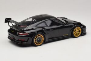 Porsche 911 992 GT3 RS Manthey Racing Black with Gold Wheels Minichamps 1:18 MR-911-GT3RS-1804 Diecast — photo 2 of 6