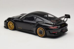 Porsche 911 992 GT3 RS Manthey Racing Black with Gold Wheels Minichamps 1:18 MR-911-GT3RS-1804 Diecast — photo 5 of 6