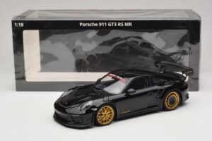 Porsche 911 992 GT3 RS Manthey Racing Black with Gold Wheels Minichamps 1:18 MR-911-GT3RS-1804 Diecast — photo 6 of 6