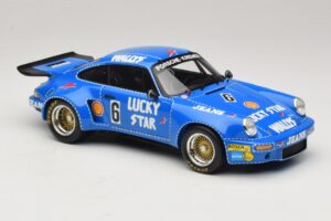Porsche 911 RSR #6 Wallys Jeans Nurburgring 1974 Spark 1:18 18S088 Resin — photo 4 of 6