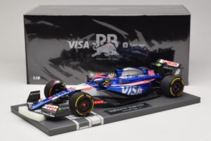 Visa Cash App RB VCARB 01 A. Iwasa FP1 Japanese GP 2024 Minichamps 1:18 117240440 Resin — photo 7 of 7