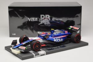 Visa Cash App RB VCARB 01 Y. Tsunoda 2024 Minichamps 1:18 117240122 Resin — photo 7 of 7