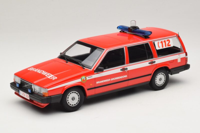 Volvo 740 GL Estate Brandweer Grobbendonk Minichamps 1:18 155171795 Diecast
