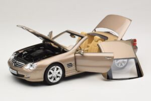Mercedes SL500 R230 Travertine Beige Norev 1:18 183843 Diecast — photo 2 of 9