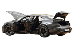 Porsche Taycan Turbo S Slate Grey Neo Norev 1:18 187654 Diecast — photo 2 of 5