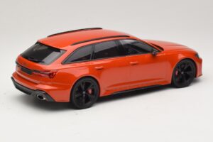 Audi RS6 C8 Avant Orange Metallic Minichamps 1:18 155018012 Diecast — photo 2 of 6