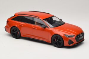 Audi RS6 C8 Avant Orange Metallic Minichamps 1:18 155018012 Diecast — photo 4 of 6