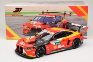 BMW M4 GT3 #31 Schubert Motorsport S. van der Linde Winner DTM Lausitzring 2022 Minichamps 1:18 113222031 Diecast — photo 8 of 8