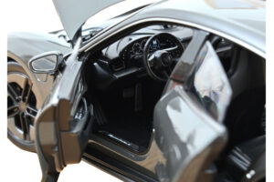 Porsche Taycan Turbo S Slate Grey Neo Norev 1:18 187654 Diecast — photo 4 of 5