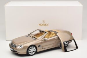 Mercedes SL500 R230 Travertine Beige Norev 1:18 183843 Diecast — photo 9 of 9