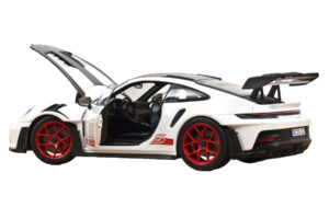 Porsche 911 992 GT3 RS Weissach Package White Pyro Red Norev 1:18 187373 Diecast — photo 2 of 3