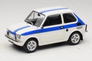 Fiat 126 Castrol Livery White Blue MCG 1:18 Fiat 126 Castrol Livery White Blue MCG 1:18 MCG18666 Diecast
