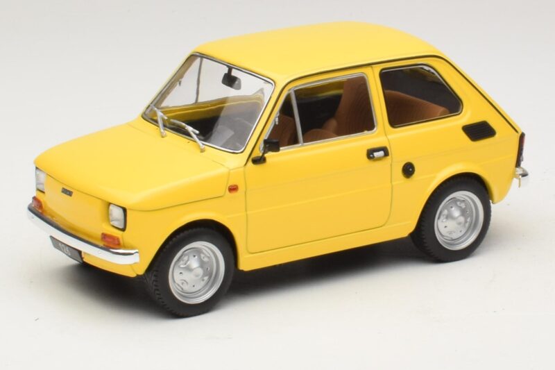 Fiat 126 Yellow MCG 1:18 Fiat 126 Yellow MCG 1:18 MCG18667 Diecast
