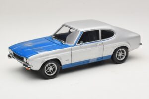 Ford Capri RS2600 Mk1 Silver Blue Minichamps 1:18 150089072 Diecast