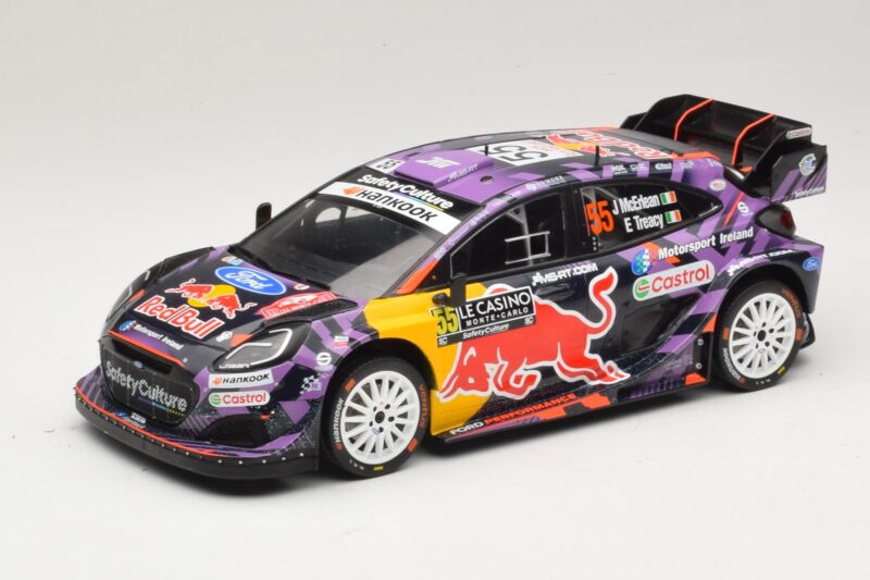 Ford Puma Rally1 #55 J. McErlean / E. Treacy Rally Monte Carlo 2025 IXO 1:18 Ford Puma Rally1 #55 J. McErlean / E. Treacy Rally Monte Carlo 2025 IXO 1:18 18RMC231A Diecast