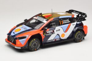 Hyundai i20 N Rally1 #1 T. Neuville / M. Wydaeghe Safari Rally Kenya 2025 IXO 1:18 18RMC247B Diecast