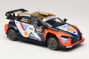 Hyundai i20 N Rally1 #1 T. Neuville / M. Wydaeghe Safari Rally Kenya 2025 IXO 1:18 18RMC247B Diecast — photo 4 of 6