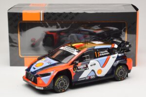 Hyundai i20 N Rally1 #1 T. Neuville / M. Wydaeghe Safari Rally Kenya 2025 IXO 1:18 18RMC247B Diecast — photo 6 of 6