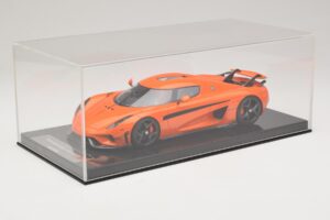 Koenigsegg Regera Orange Carbon Package FrontiArt 1:18 F071-153 Resin — photo 6 of 7