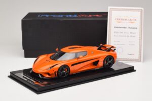 Koenigsegg Regera Orange Carbon Package FrontiArt 1:18 F071-153 Resin — photo 7 of 7