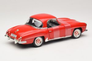 Mercedes 190 SL W121 Coupe Red ERTL 1:18 7465 Diecast — photo 2 of 6