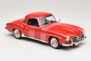 Mercedes 190 SL W121 Coupe Red ERTL 1:18 7465 Diecast — photo 4 of 6