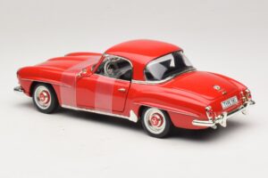 Mercedes 190 SL W121 Coupe Red ERTL 1:18 7465 Diecast — photo 5 of 6