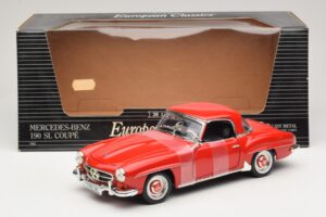 Mercedes 190 SL W121 Coupe Red ERTL 1:18 7465 Diecast — photo 6 of 6