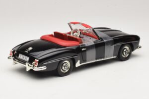 Mercedes 190 SL W121 Roadster Black ERTL 1:18 7464 Diecast — photo 2 of 6