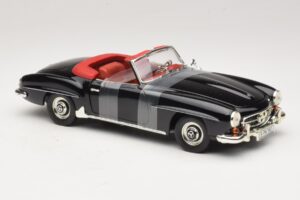 Mercedes 190 SL W121 Roadster Black ERTL 1:18 7464 Diecast — photo 4 of 6