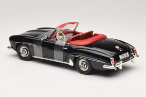 Mercedes 190 SL W121 Roadster Black ERTL 1:18 7464 Diecast — photo 5 of 6