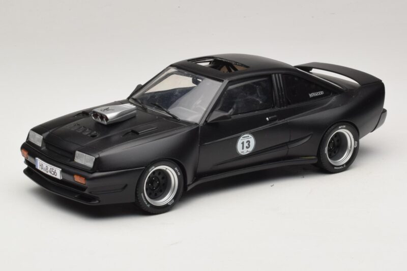 Opel Manta B Custom Black Matte Kenwood MCG 1:18 MCG18095 Diecast