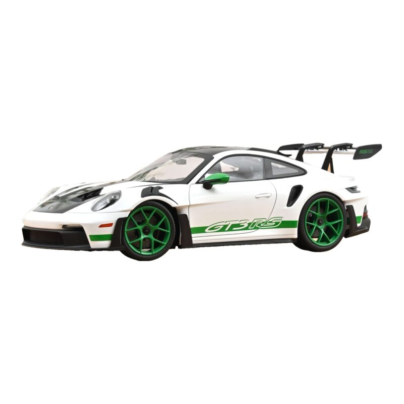 Porsche 911 992 GT3 RS Tribute to Carrera RS White Python Green Norev 1:12 127535 Diecast