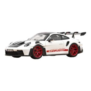 Porsche 911 992 GT3 RS Weissach Package White Pyro Red Norev 1:18 187373 Diecast