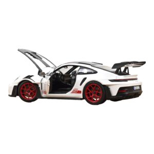 Porsche 911 992 GT3 RS Weissach Package White Pyro Red Norev 1:18 187373 Diecast — photo 2 of 3