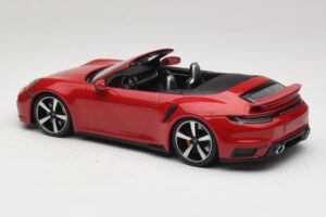 Porsche 911 992 Turbo S Cabriolet Dark Red Minichamps 1:18 PORSCHE007 Diecast — photo 5 of 6