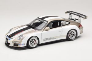 Porsche 911 997 GT3 Cup White With Stripes 2008 Minichamps 1:18 WAP0210130C Diecast