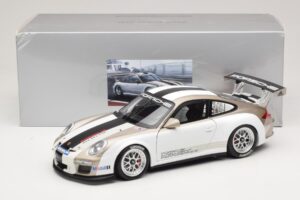 Porsche 911 997 GT3 Cup White With Stripes 2008 Minichamps 1:18 WAP0210130C Diecast — photo 8 of 8