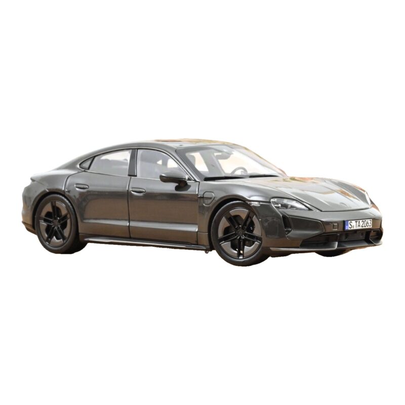 Porsche Taycan Turbo S Slate Grey Neo Norev 1:18 187654 Diecast