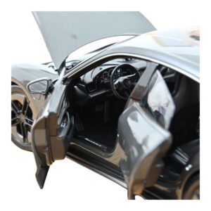 Porsche Taycan Turbo S Slate Grey Neo Norev 1:18 187654 Diecast — photo 4 of 5