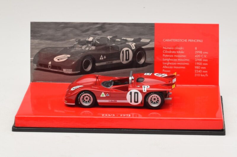 Alfa Romeo T33/3 #10 R. Stommelen / N. Galli ADAC 1000km Nurburgring 1971 Minichamps 1:43 436711210 Diecast