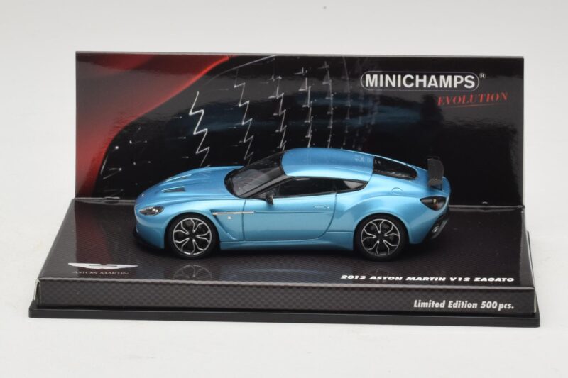 Aston Martin V12 Zagato Alba Blue Minichamps 1:43 Aston Martin V12 Zagato Alba Blue Minichamps 1:43 437137222 Diecast