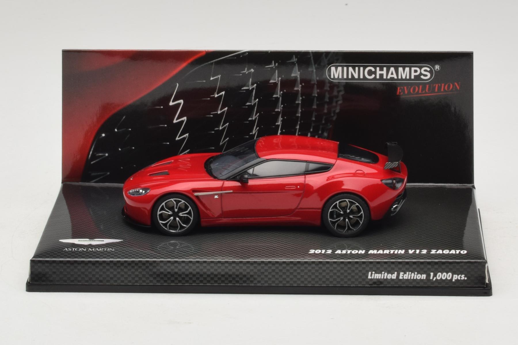 ミニカー MINICHAMPS 2012 Aston Martin V12 Zagato Minichamps Aston Martin V12 Zagato 1:43 Red Diecast