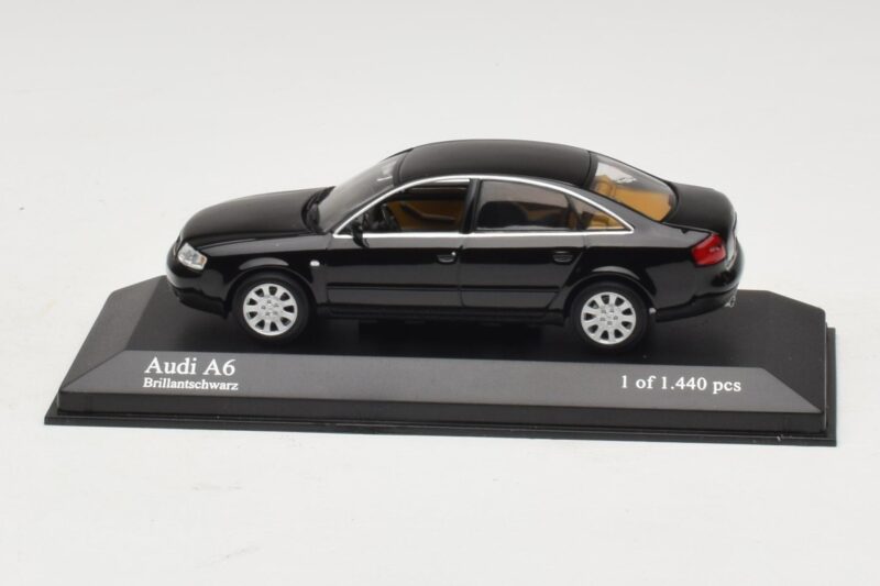 Audi A6 C5 Black Minichamps 1:43 Audi A6 C5 Black Minichamps 1:43 430010200 Diecast