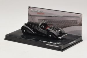 Audi Front 225 Roadster Black Minichamps 1:43 437019131 Diecast — photo 3 of 5