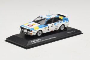 Audi Quattro #4 S. Blomqvist / B. Cederberg Rally Sweden Winner 1982 Minichamps 1:43 430821904 Diecast — photo 2 of 4